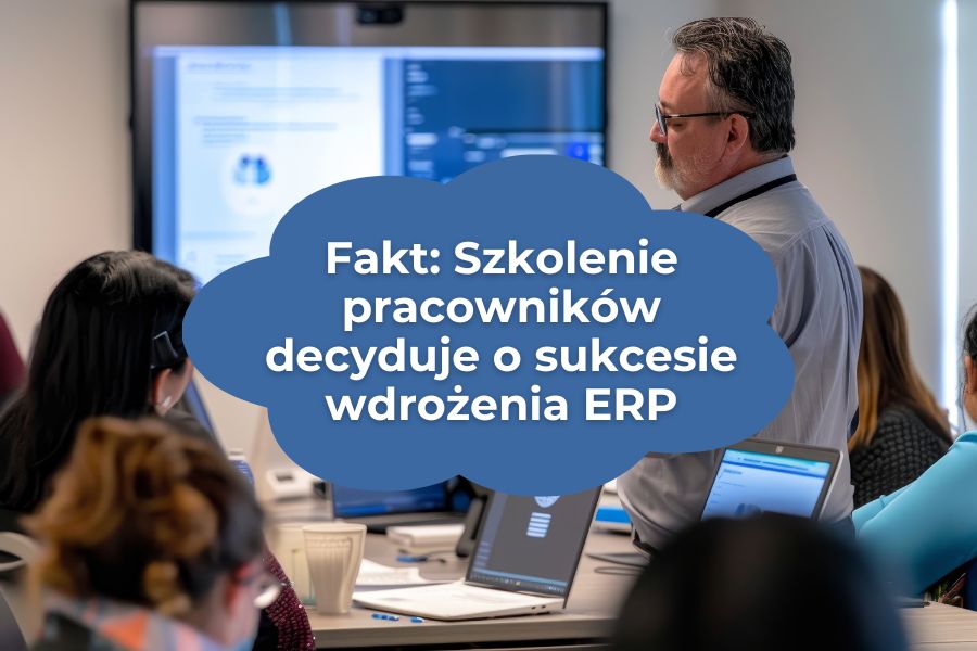 Fakt - szkolenie pracowników decyduje o sukcesie ERP