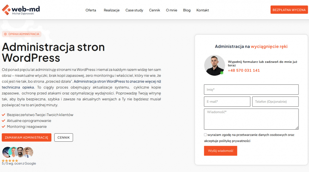 Jak dbać o stronę WordPress? Najważniejsze elementy administracji i utrzymania strony